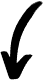 black arrow pointing down