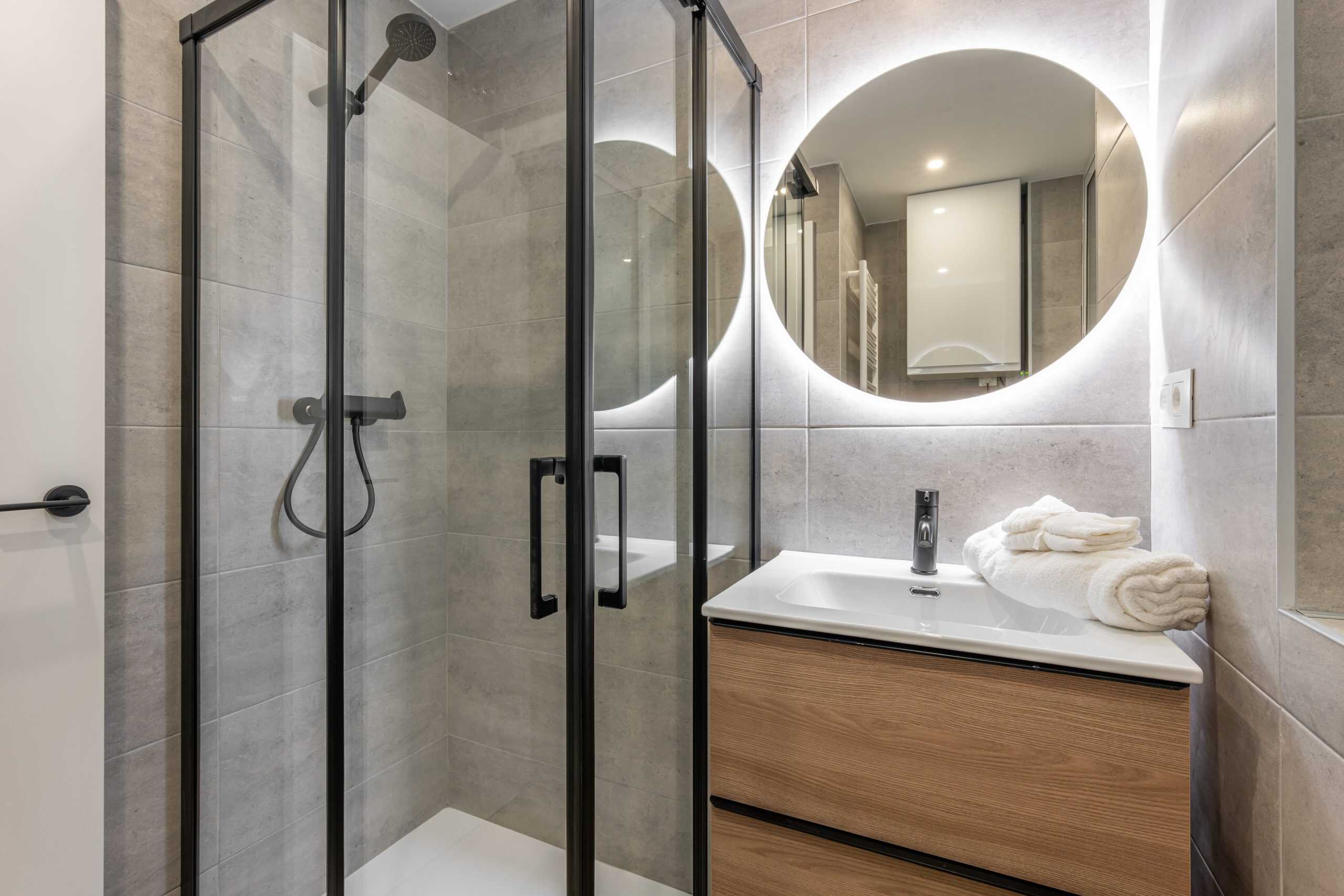 Modern bathroom designed by a leading general contractor in Orange County, NY.